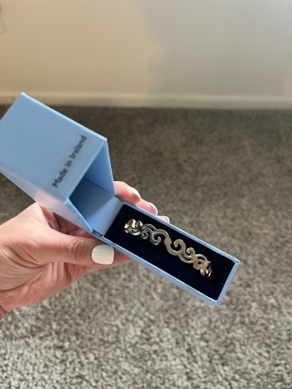 Newbridge Silverware Kells Celtic Silver Plated Bangle Bracelet Boxed